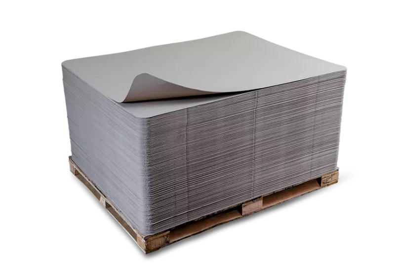 Flatstack paperboard sheets on pallet